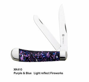 XK410 purple fireworks